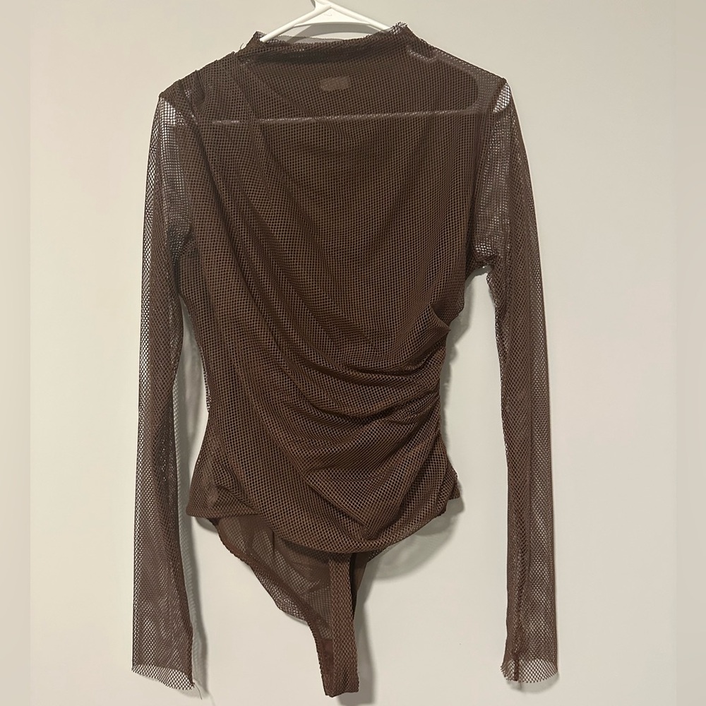 NWOT Free People On My Way Bodysuit - Brown - Picture 4 of 7